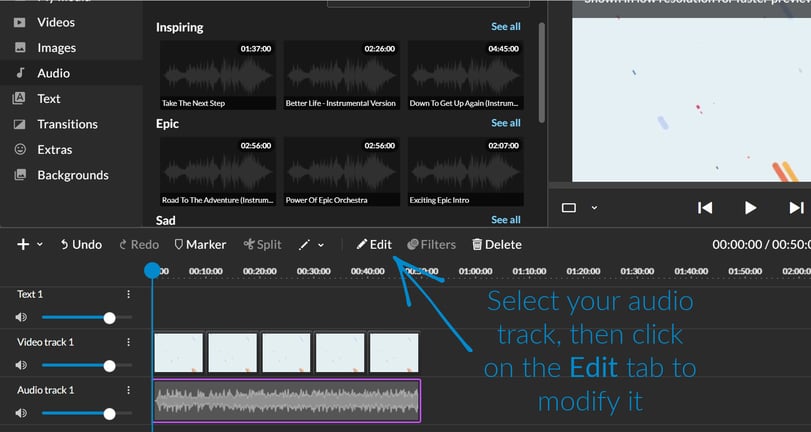 How to Make a Slideshow with Music in WeVideo